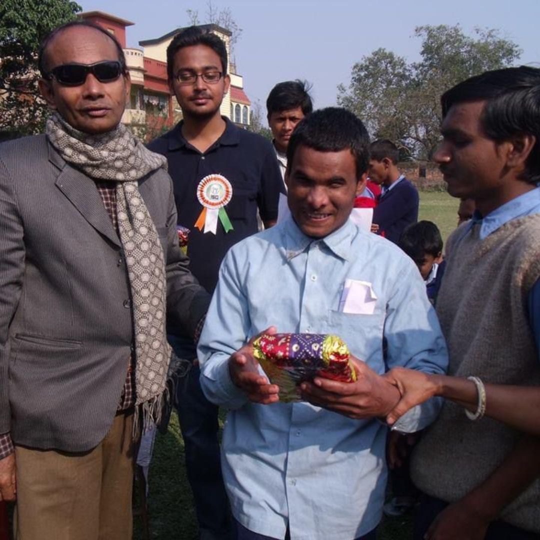 Prize distribution in the event.